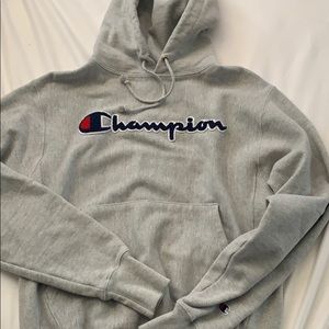 Men’s Champion Gray Hoodie